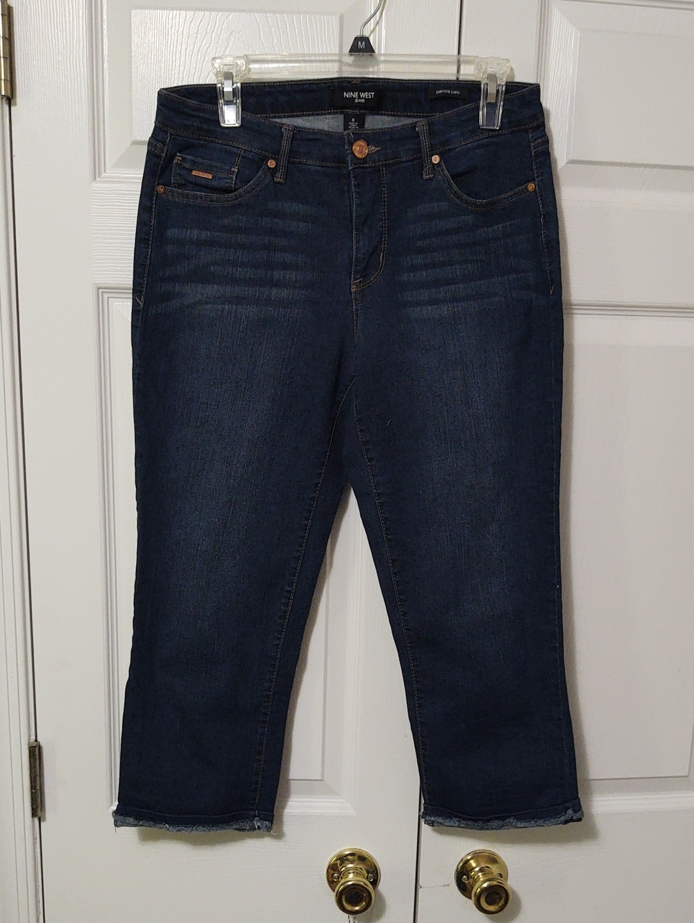 Nine West Dark Blue Capri Jeans